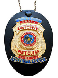 distintivo de detetive particular